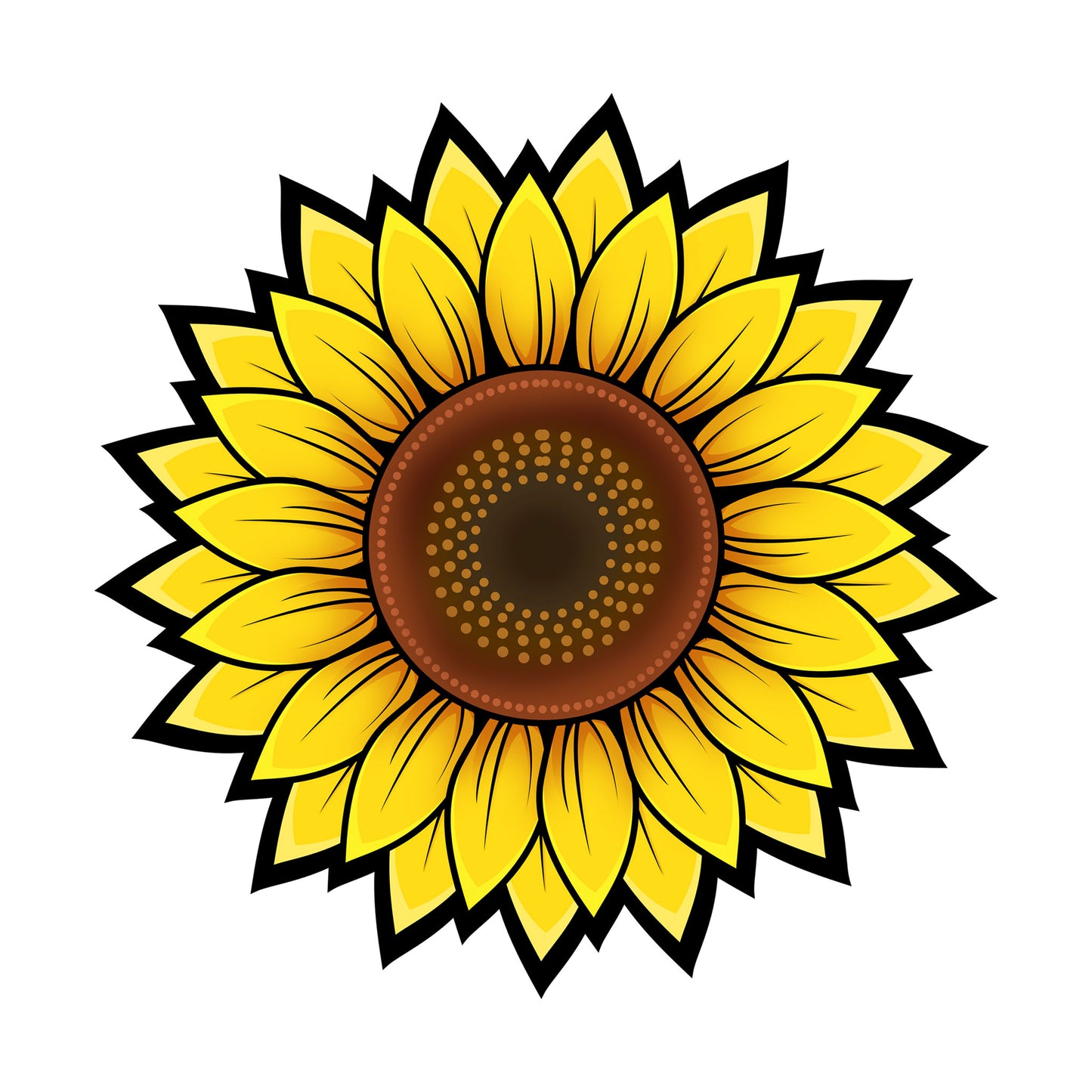 Sunflower Sticker - Large